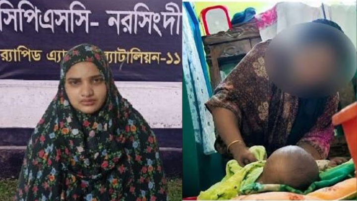 ২ মাসের শিশুর পা মুচড়ে দেয়ার ঘটনায় অভিযুক্ত সেই চাচি গ্রেপ্তার